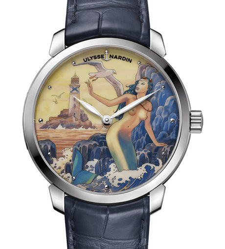 Review Ulysse Nardin 3203-136LE-2 / MANARA.10 Classico Enamel Manara mens watch sale